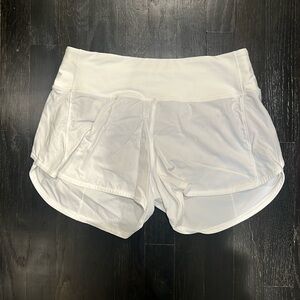 Lulu lemon white shorts